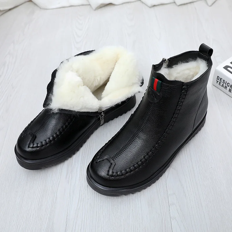 Tilocow Winter Women Wool Snow Boots For Ladies Genuine Leather Flat With Boot Shoes Woman Fur Warm Sewing Footwear 2021 New
Tilocow Winter Women Wool Snow Boots For Ladies Genuine Leather Flat With Boot Shoes Woman Fur Warm Sewing Footwear 2021 New