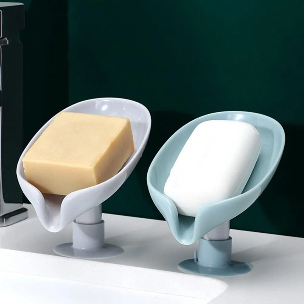 Creative Leaf-Shaped Soap Dish Free Perforation Standing Suction Cup Draining Lotus Leaf Creative Soap Dish Laundry Soap Dish
Creative Leaf-Shaped Soap Dish Free Perforation Standing Suction Cup Draining Lotus Leaf Creative Soap Dish Laundry Soap Dish
