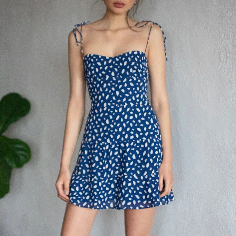 Women Summer Dress 2020 Casual Print Ladies Dresses For Women Dress Woman Sleeveless Spaghetti Strap A Line Blue Mini Dresses
Women Summer Dress 2020 Casual Print Ladies Dresses For Women Dress Woman Sleeveless Spaghetti Strap A Line Blue Mini Dresses