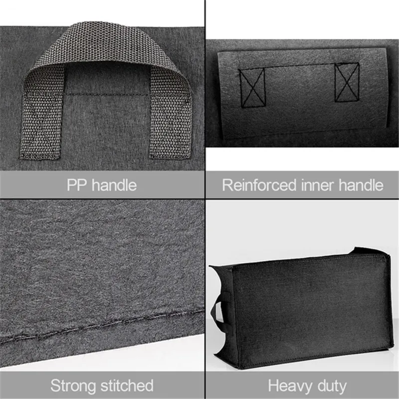 Felt Planting Bag 120x60x20cm Garden Planting Container Grow Bags Breathable Pot for Plants Nursery Pot for Ornamental vegetable
Felt Planting Bag 120x60x20cm Garden Planting Container Grow Bags Breathable Pot for Plants Nursery Pot for Ornamental vegetable
