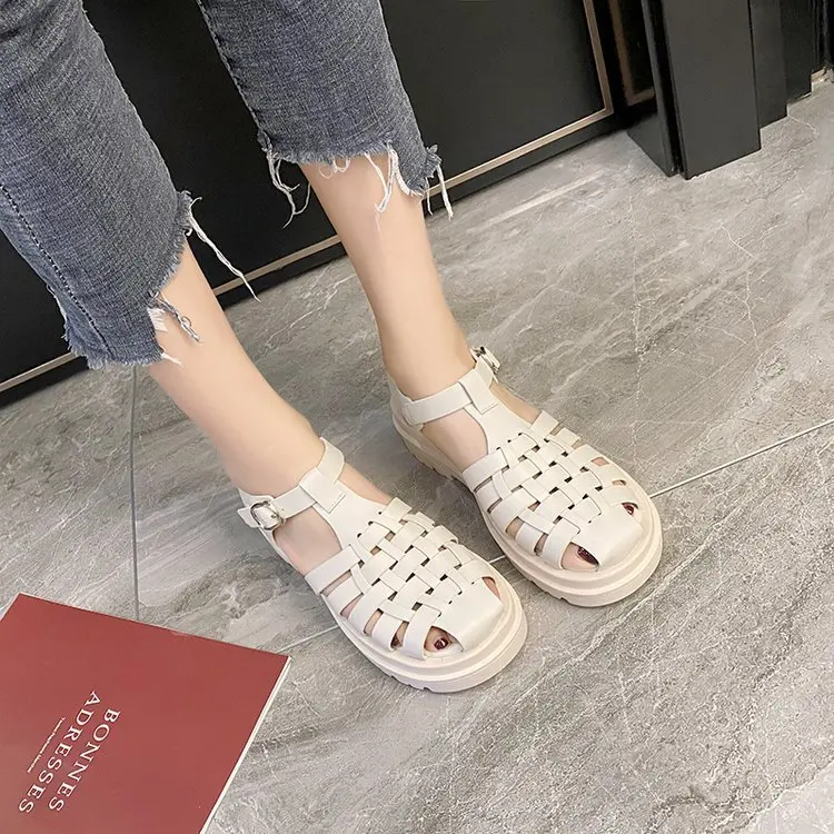 2021 Summer Sale Of Women's Shoes Luxury Sandals Clogs With Heel Breathable Suit Female Beige New Fashion Thick Beach Girls Leat
2021 Summer Sale Of Women's Shoes Luxury Sandals Clogs With Heel Breathable Suit Female Beige New Fashion Thick Beach Girls Leat