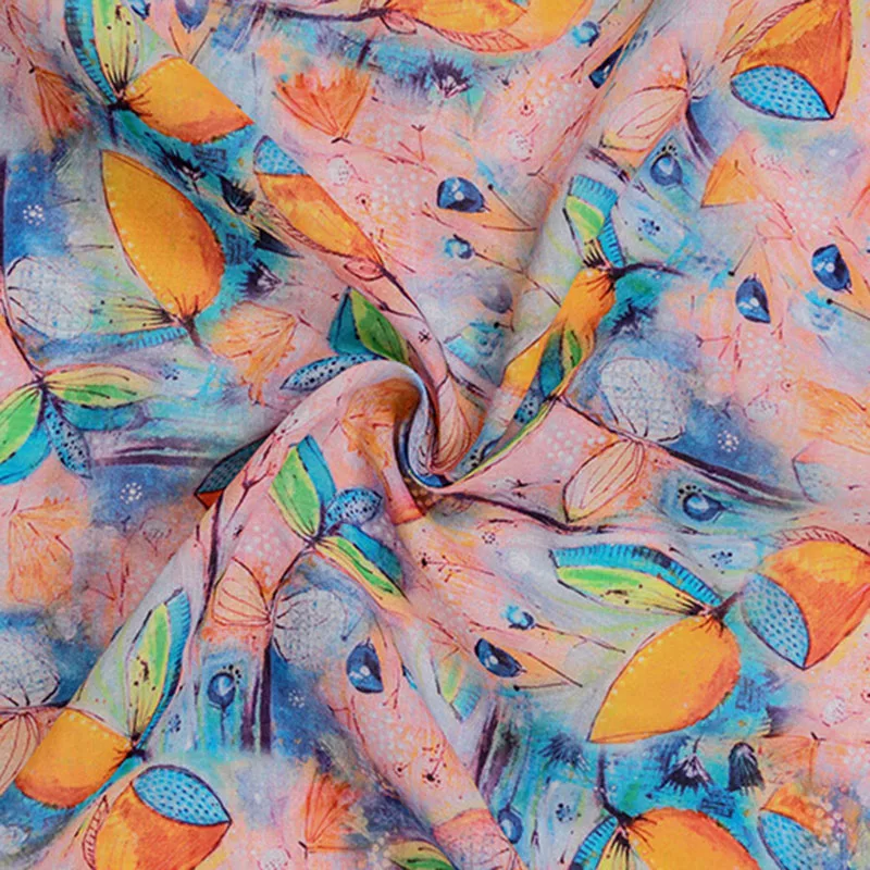 High end natural ramie fabrics Unique flower branch printing tissu Dress, robe and shirt patchwork
High end natural ramie fabrics Unique flower branch printing tissu Dress, robe and shirt patchwork