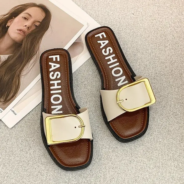 Women's Outdoor Slippers 2021 New Pearl Bow Student All-Matching Open Toe Flat Non-Slip Slippers
Women's Outdoor Slippers 2021 New Pearl Bow Student All-Matching Open Toe Flat Non-Slip Slippers