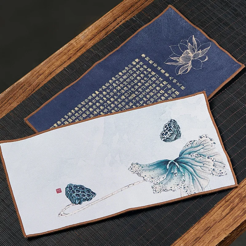 Suede Tea Towel Cloth Thickened Absorbent High-End Yixing Clay Teapots Zen Table Mat Tea Mat Kung Fu Tea Utensils Tea Napkin
Suede Tea Towel Cloth Thickened Absorbent High-End Yixing Clay Teapots Zen Table Mat Tea Mat Kung Fu Tea Utensils Tea Napkin