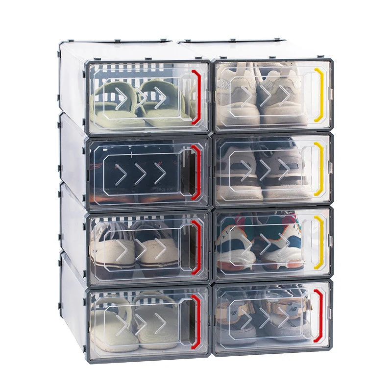 White Shoe Box Large High Grade Transparent Plastic Shoe Box Removable Folding Shoe Box Storage Artifact Dustproof Shoe Cabinet
White Shoe Box Large High Grade Transparent Plastic Shoe Box Removable Folding Shoe Box Storage Artifact Dustproof Shoe Cabinet