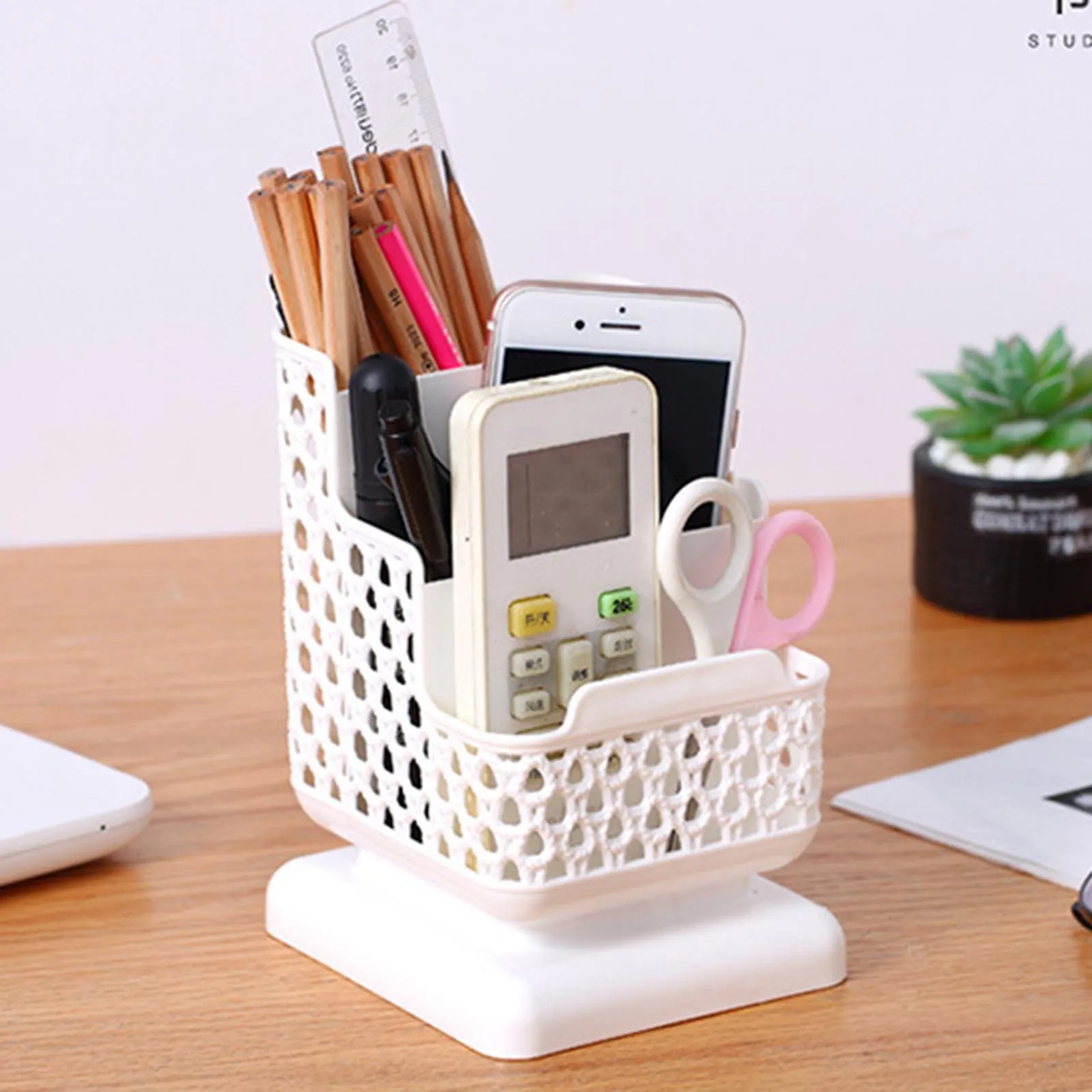 Office Organizer Desktop Pen Storage Box Pencil Brush Pot Pen Holder Makeup Brush Plastic Container Sundries Desk Organi M56
Office Organizer Desktop Pen Storage Box Pencil Brush Pot Pen Holder Makeup Brush Plastic Container Sundries Desk Organi M56