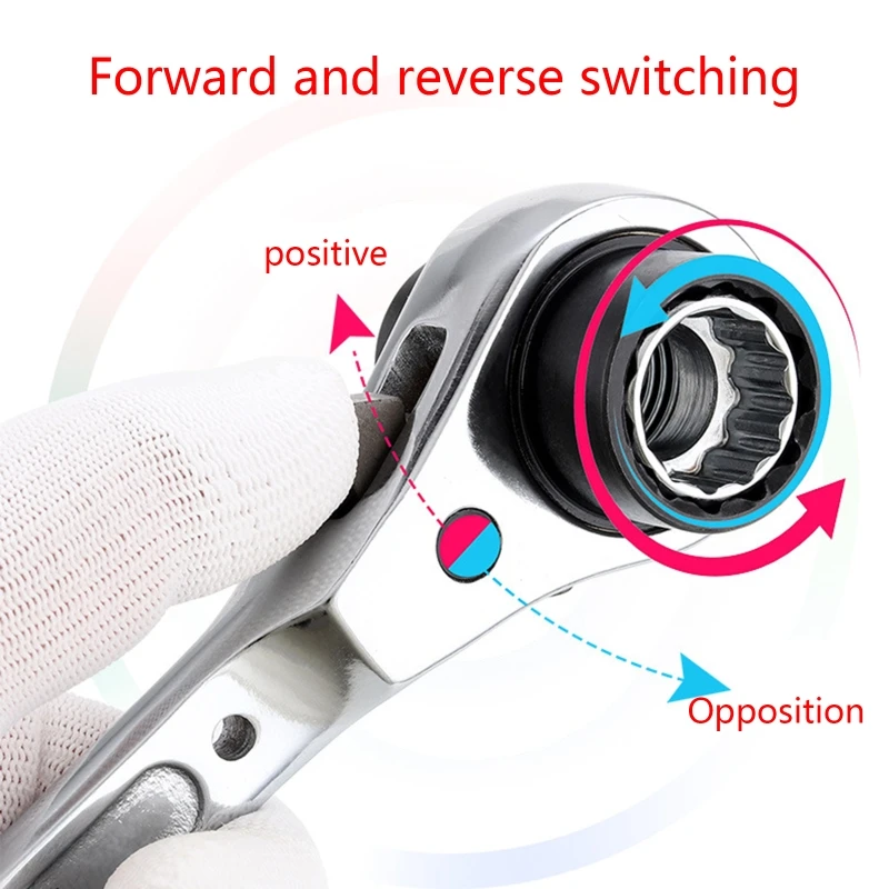 8 in 1 Double Head Ratchet Wrench Chrome Vanadium Steel Adjustable Spanner Tool 35ED 
8 in 1 Double Head Ratchet Wrench Chrome Vanadium Steel Adjustable Spanner Tool 35ED