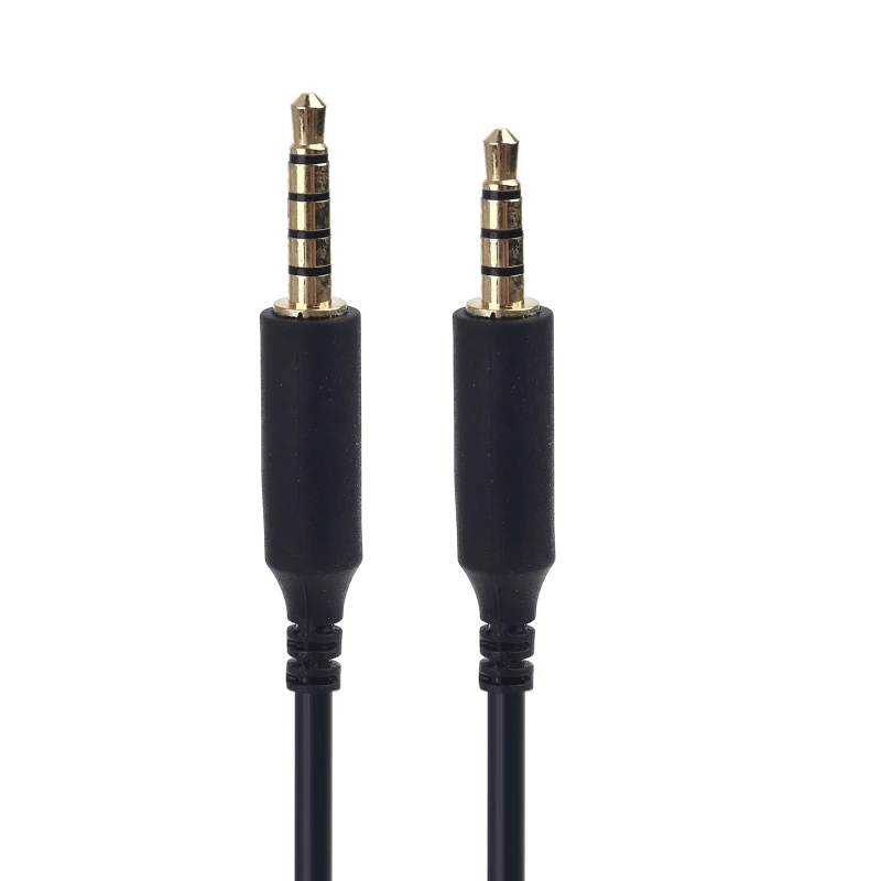 Black -Audio Earphone Cable for -Logitech -Astro A10 A40 G233 G433 Gaming Headset wired headphones -Audio Cable 
Black -Audio Earphone Cable for -Logitech -Astro A10 A40 G233 G433 Gaming Headset wired headphones -Audio Cable