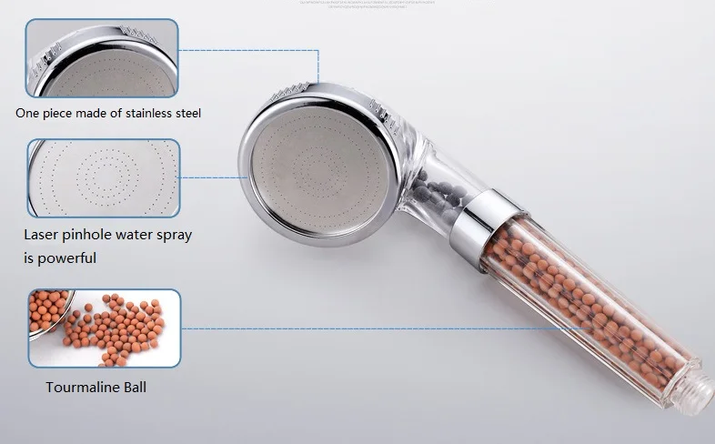 Bathroom Water Therapy Shower Negative Ion SPA Shower Head Water High Pressure Spray Filter Shower
Bathroom Water Therapy Shower Negative Ion SPA Shower Head Water High Pressure Spray Filter Shower