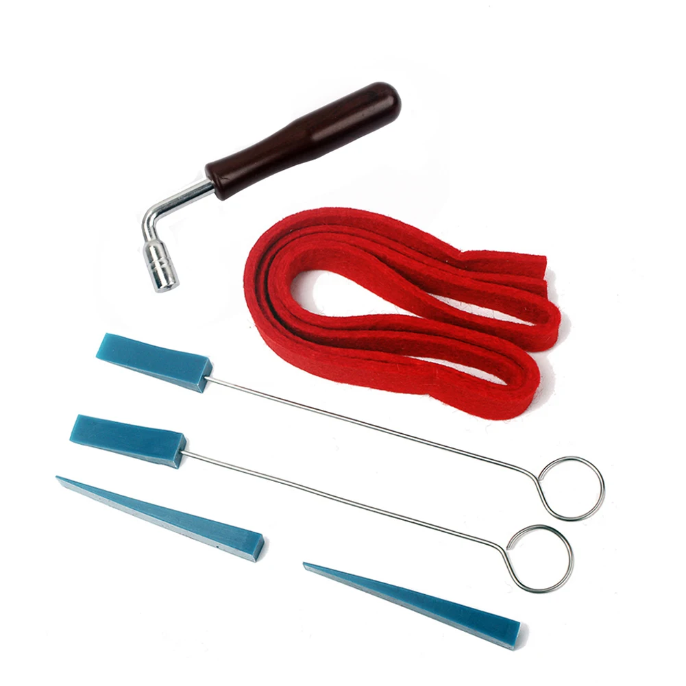 Professional 6Pcs Piano Tuning Lever Tools Kit Mute Hammer DIY Piano Part Piano Tuning Tool Wooden Handle Fixed Tuning Wrench
Professional 6Pcs Piano Tuning Lever Tools Kit Mute Hammer DIY Piano Part Piano Tuning Tool Wooden Handle Fixed Tuning Wrench