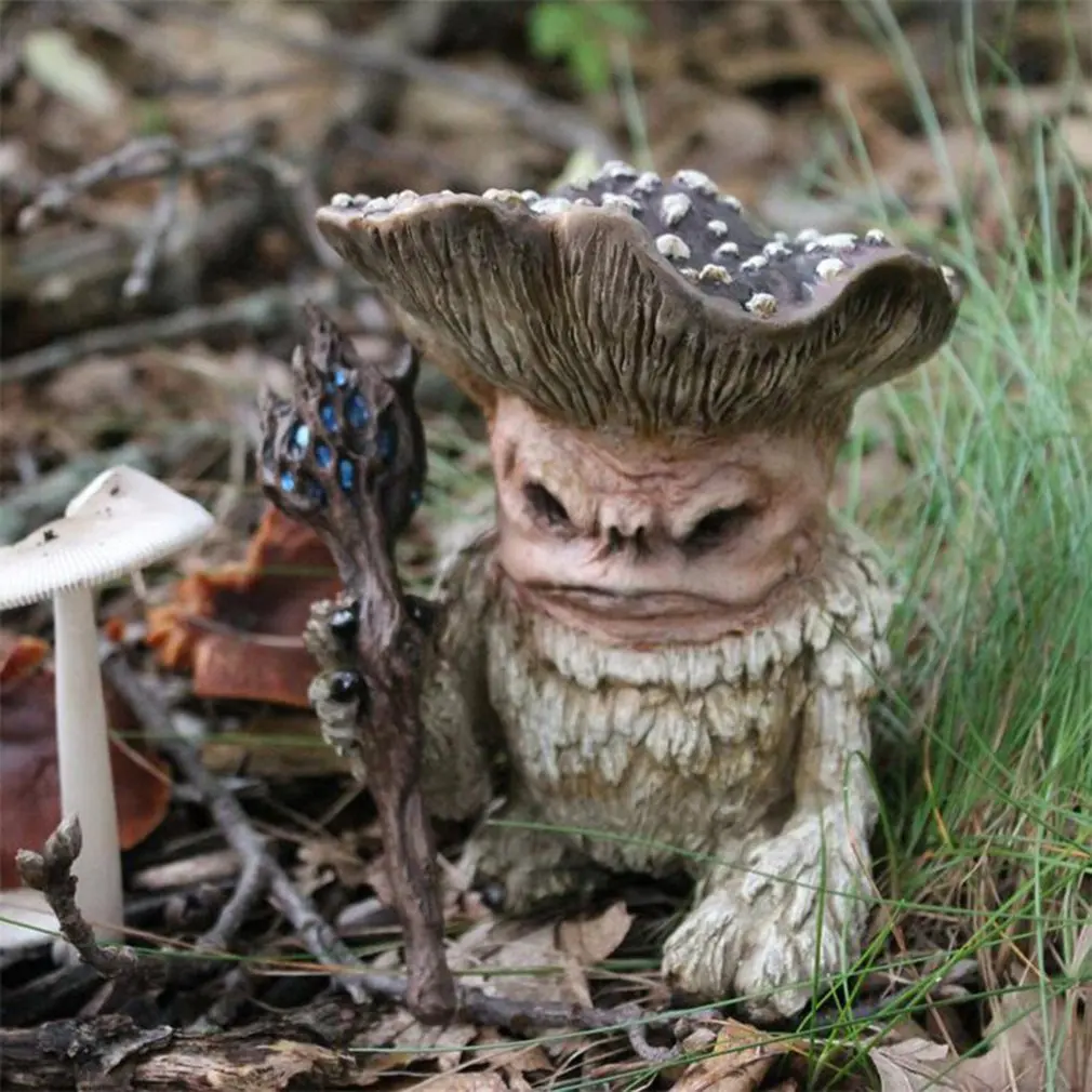 Fairy Mushroom Monster Wizard Troll Resin Garden Ornament Miniature Fairy Figurine Guardian Statue Gnomes Garden Decorations
Fairy Mushroom Monster Wizard Troll Resin Garden Ornament Miniature Fairy Figurine Guardian Statue Gnomes Garden Decorations