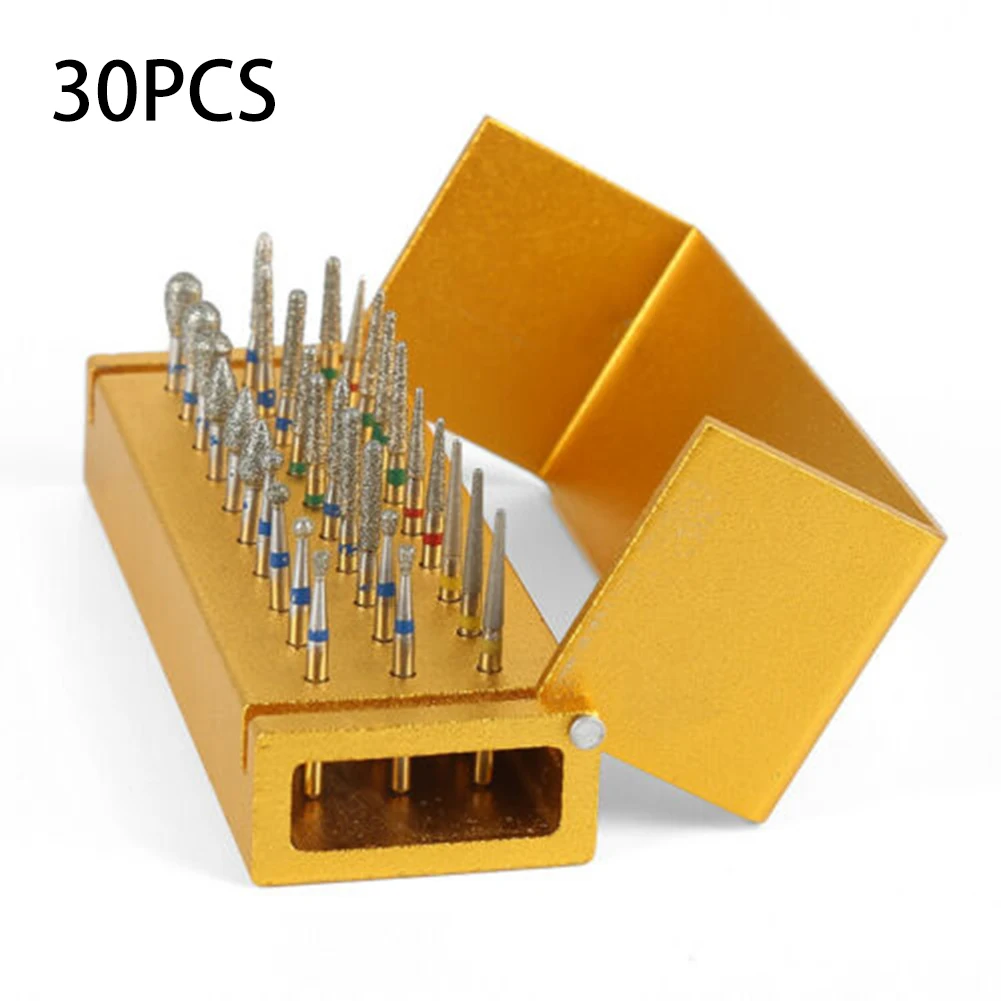 30pcs Dental Diamond Nail Drill Bit Diamond Burs Drill Engraving Carving Polishing Glass Jade Stone Drill Bit Rotary Tool Set
30pcs Dental Diamond Nail Drill Bit Diamond Burs Drill Engraving Carving Polishing Glass Jade Stone Drill Bit Rotary Tool Set