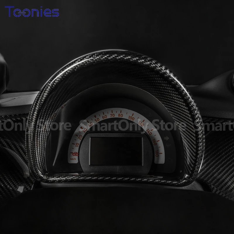 Car Tachometer Carbon Fiber Decorative Cover For Mercedes Smart 453 Fortwo Forfour Interior Modification Product Accessories
Car Tachometer Carbon Fiber Decorative Cover For Mercedes Smart 453 Fortwo Forfour Interior Modification Product Accessories
