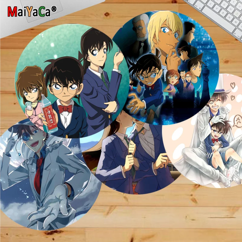 Maiyaca Custom Skin Detective Conan Computer Gaming round Mousemats gaming Mousepad Rug For PC Laptop Notebook
Maiyaca Custom Skin Detective Conan Computer Gaming round Mousemats gaming Mousepad Rug For PC Laptop Notebook