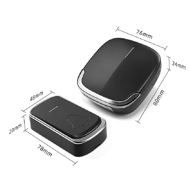 Hot Wireless Doorbell Waterproof Remote EU Plug Smart Door Bell Battery 1 Button 1 Receiver 58 Songs
Hot Wireless Doorbell Waterproof Remote EU Plug Smart Door Bell Battery 1 Button 1 Receiver 58 Songs