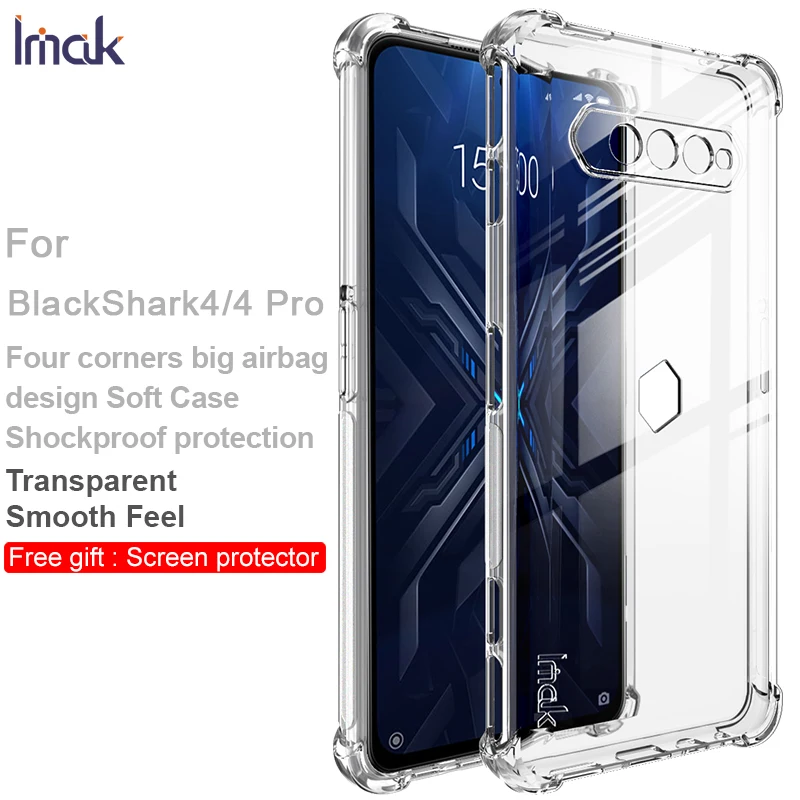 Противоударные подушки безопасности из ТПУ Для Xiaomi Black Shark 4 Pro IMAK
Противоударные подушки безопасности из ТПУ Для Xiaomi Black Shark 4 Pro IMAK