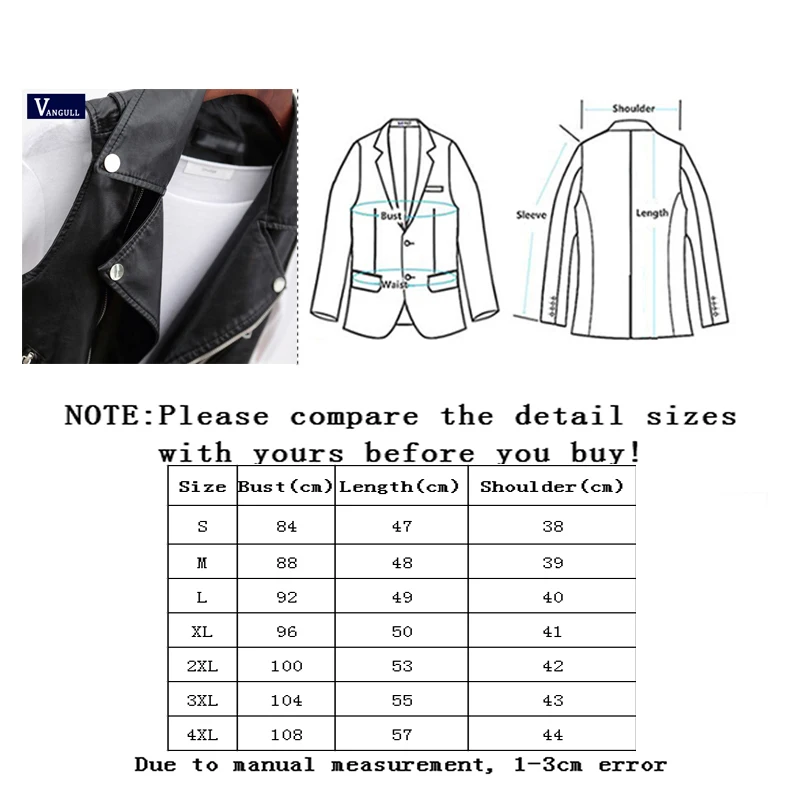 VANGULL PU Leather Waistcoat Women Motorcycle Vest coat 2021 New High Quality sleeveless Vests large size 4xl Tops
VANGULL PU Leather Waistcoat Women Motorcycle Vest coat 2021 New High Quality sleeveless Vests large size 4xl Tops
