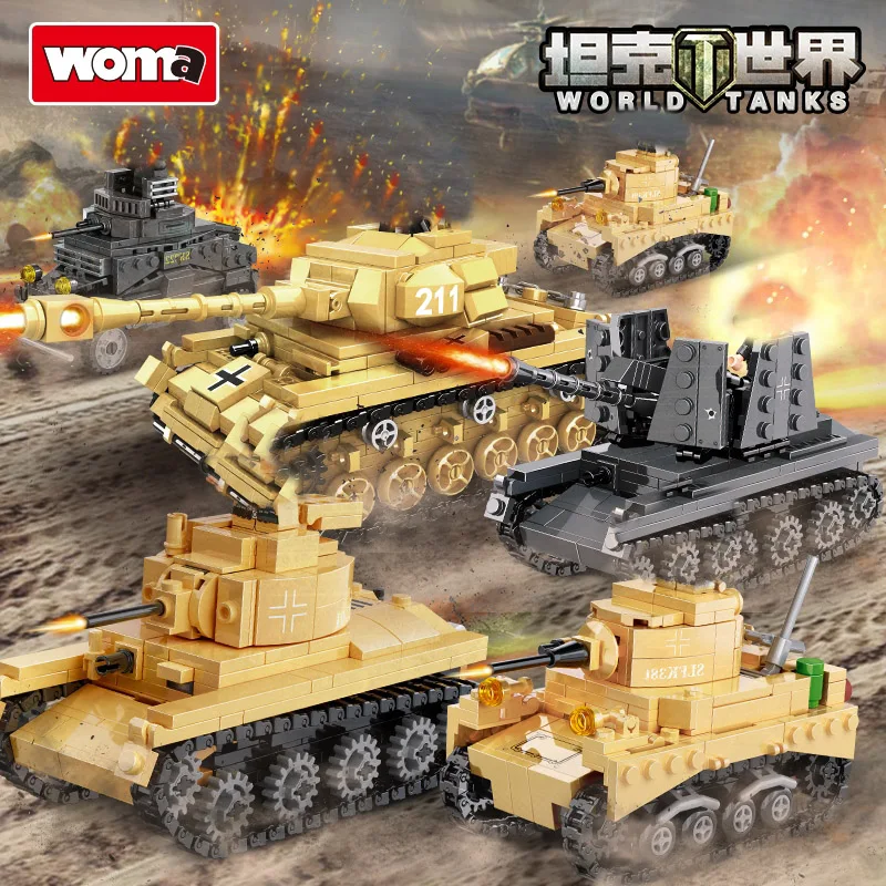 World War II Army Light Tank Building Blocks Armored Vehicle Artillery Accessories Model MOC Bricks Toys For Boy Birthday Gift
World War II Army Light Tank Building Blocks Armored Vehicle Artillery Accessories Model MOC Bricks Toys For Boy Birthday Gift