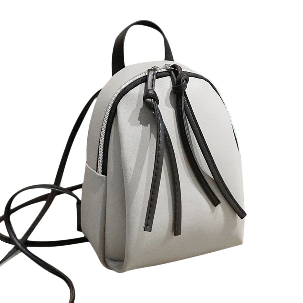Mini PU Leather Backpack Women's Small Shoulder Bag with Tassel Zipper female leather School bagpack bag for teenage grils
Mini PU Leather Backpack Women's Small Shoulder Bag with Tassel Zipper female leather School bagpack bag for teenage grils