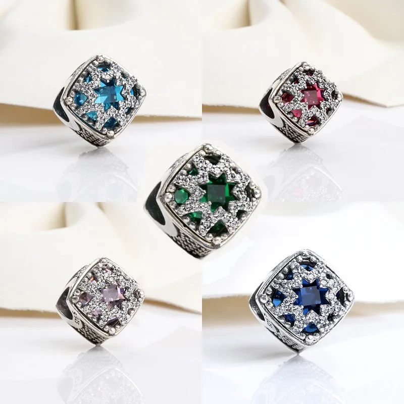 Original 925 Sterling Silver Bead Hot Blue Snowflake With Crystal Beads Fit Pandor Women Bracelet & Necklace Diy Jewelry
Original 925 Sterling Silver Bead Hot Blue Snowflake With Crystal Beads Fit Pandor Women Bracelet & Necklace Diy Jewelry