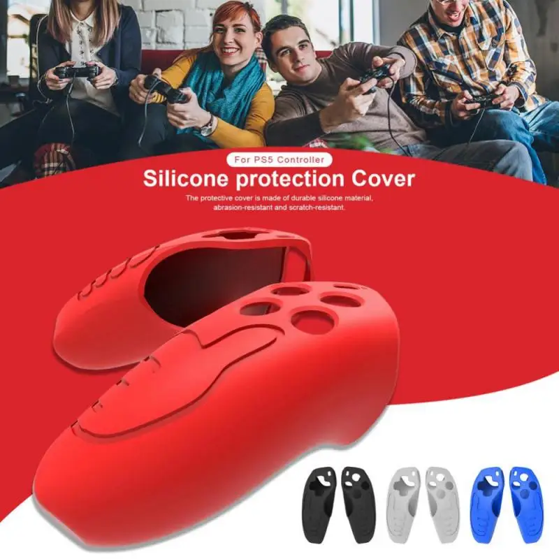 High Quality Silicone Games Protective Case For PS5 Controller For Games & Accessories Games Case Protector Cover For Games 
High Quality Silicone Games Protective Case For PS5 Controller For Games & Accessories Games Case Protector Cover For Games