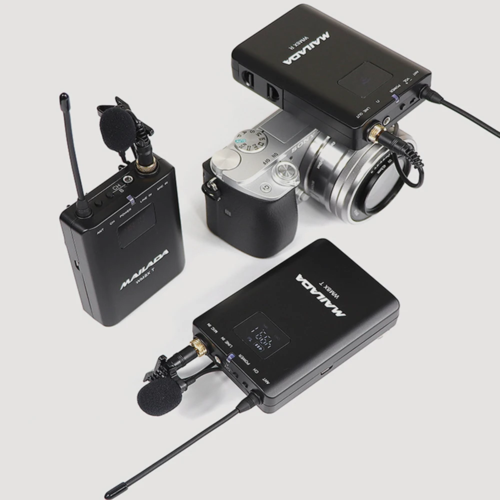WM8X Wireless Microphone Lavalier Camera Radio Microphone SLR Interview Recording
WM8X Wireless Microphone Lavalier Camera Radio Microphone SLR Interview Recording