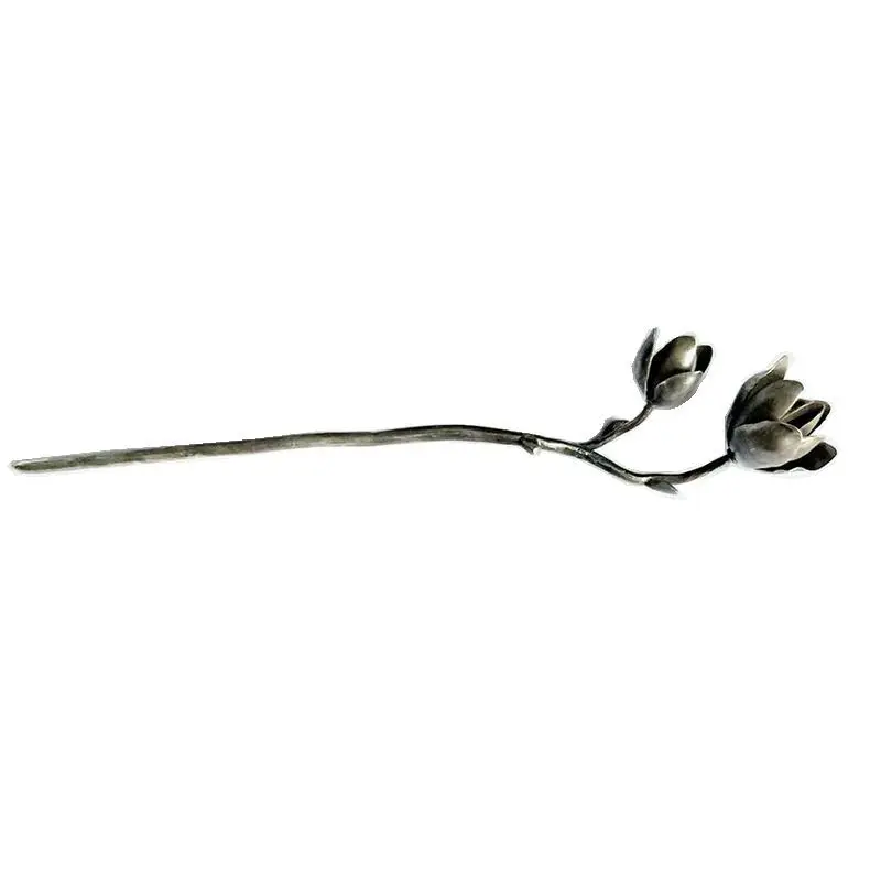 Original Chinese Handmade Silver Magnolia Hairpin Retro Palace Hanfu Silver Ornaments Ladies Jewelry Hanfu Accessories tiara
Original Chinese Handmade Silver Magnolia Hairpin Retro Palace Hanfu Silver Ornaments Ladies Jewelry Hanfu Accessories tiara