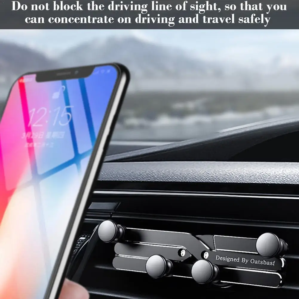 Auto-Clamping Gravity Car Phone Mount Cell Car Mount Air Vent Stand Shockproof and no noise Universal Mobile Phone Holder
Auto-Clamping Gravity Car Phone Mount Cell Car Mount Air Vent Stand Shockproof and no noise Universal Mobile Phone Holder