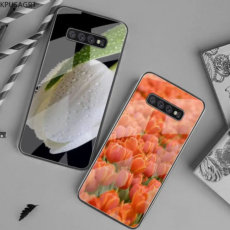 KPUSAGRT tulip Black TPU Soft Phone Case Tempered Glass For Samsung S20 Plus S7 S8 S9 S10 Plus Note 8 9 10 Plus
KPUSAGRT tulip Black TPU Soft Phone Case Tempered Glass For Samsung S20 Plus S7 S8 S9 S10 Plus Note 8 9 10 Plus