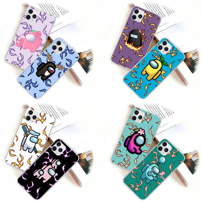 Among-Us flame Phone Case for iPhone 11 12 13 mini pro XS MAX 8 7 6 6S Plus X 5S SE 2020 XR case
Among-Us flame Phone Case for iPhone 11 12 13 mini pro XS MAX 8 7 6 6S Plus X 5S SE 2020 XR case