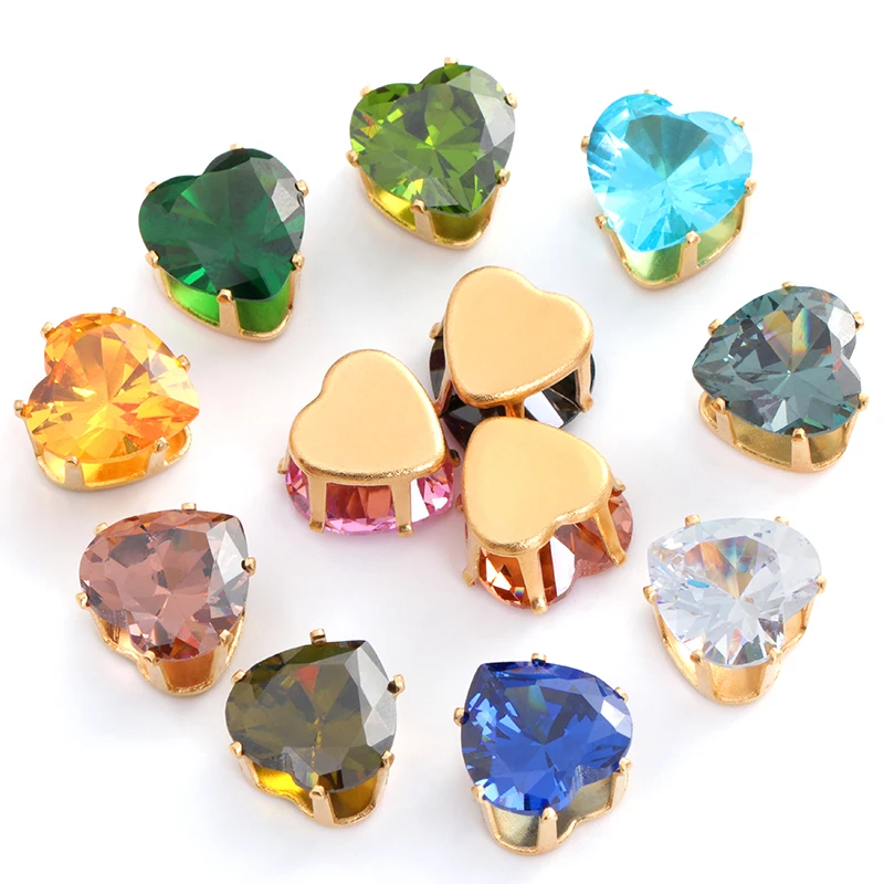 Astrobox Heart Zircon With Claw Pointback Stone Sew On Rhinrstone Crystal Loose Beads DIY Clothing Accessories Jewelry Making
Astrobox Heart Zircon With Claw Pointback Stone Sew On Rhinrstone Crystal Loose Beads DIY Clothing Accessories Jewelry Making
