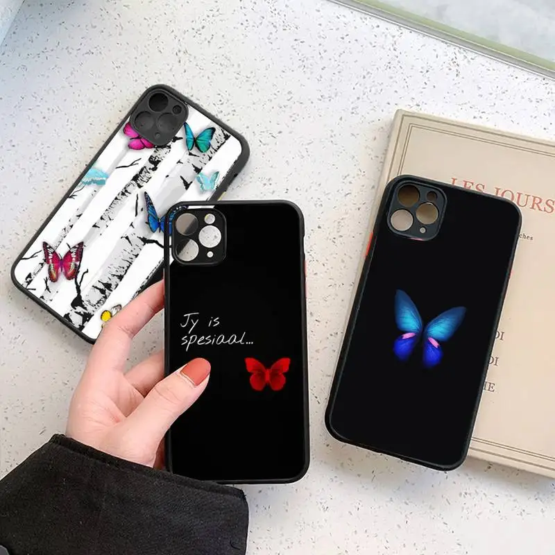 Butterfly cute color Phone Case For iphone 12 11 7 8 plus mini x xs xr pro max matte transparent cover
Butterfly cute color Phone Case For iphone 12 11 7 8 plus mini x xs xr pro max matte transparent cover