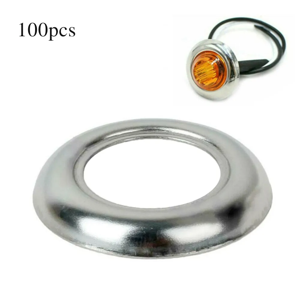 100x Round Stainless Chrome Cover Fit For 3/4" Inch Surface Mount Bullet Button LED Side Marker Light Car Accessories
100x Round Stainless Chrome Cover Fit For 3/4" Inch Surface Mount Bullet Button LED Side Marker Light Car Accessories