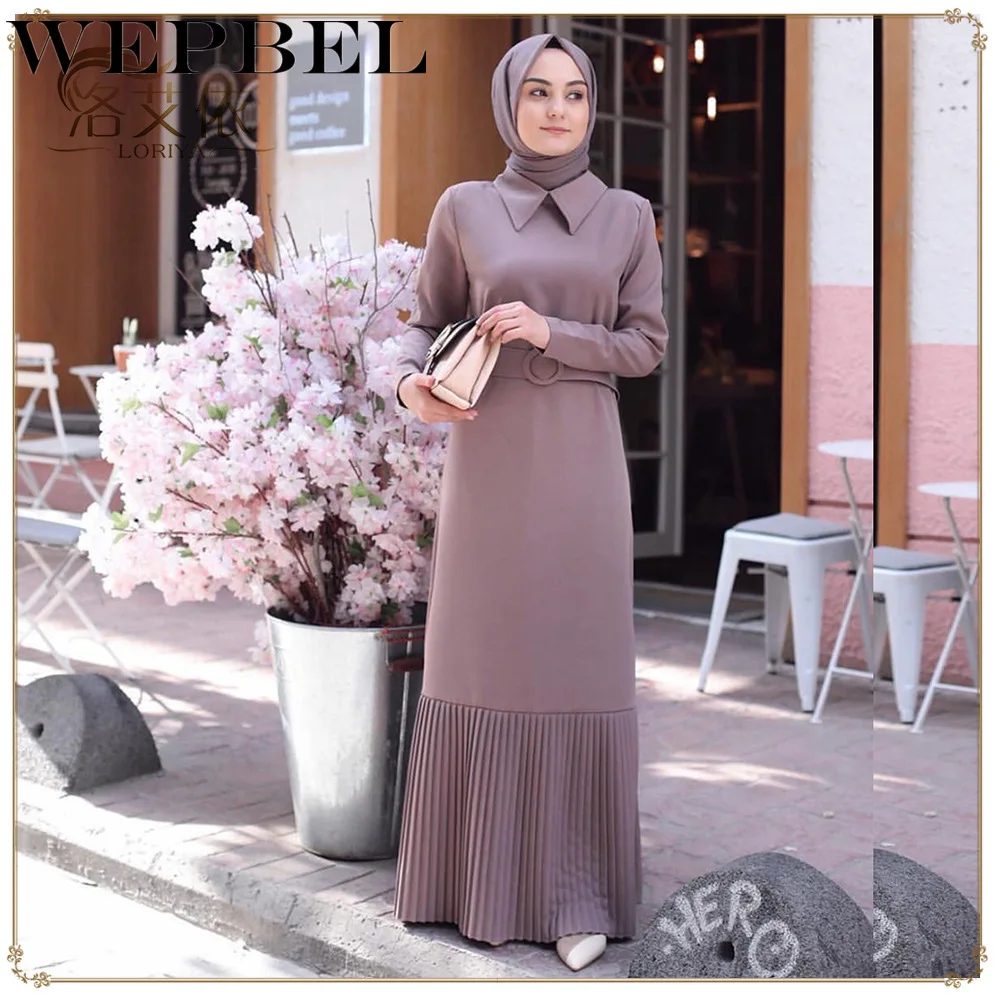 Wepbel Arab Dubai Women Muslim Dress Solid Lace High Waist Abaya Elegant Marocain Kaftan Long Sleeve Turkish Robe Vaqueros Mujer
Wepbel Arab Dubai Women Muslim Dress Solid Lace High Waist Abaya Elegant Marocain Kaftan Long Sleeve Turkish Robe Vaqueros Mujer
