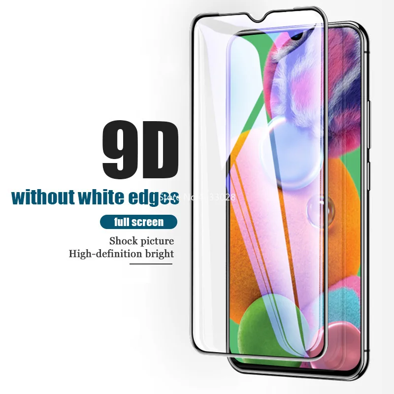 

9D Full Cover Tempered Glass for Samsung Galaxy A51 A31 A11 A90 5G A70 A60 A50 A40 A30 A20 Screen Protector Anti Scratch Film