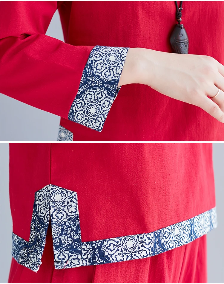 Splicing 2 Piece Sets Womens Outfits Vintage Matching Sets Contrast Women 2 Piece Set Top And Pants Cotton Hemp Woman Suit
Splicing 2 Piece Sets Womens Outfits Vintage Matching Sets Contrast Women 2 Piece Set Top And Pants Cotton Hemp Woman Suit