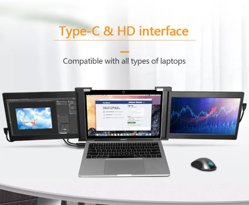 Портативный двойной монитор 11,6 дюйма, USB C, HD дисплей Full HD 1920x108, 0p IPS экран, игровой монитор для ноутбука, ПК, мобильного телефона, PS4
Портативный двойной монитор 11,6 дюйма, USB C, HD дисплей Full HD 1920x108, 0p IPS экран, игровой монитор для ноутбука, ПК, мобильного телефона, PS4