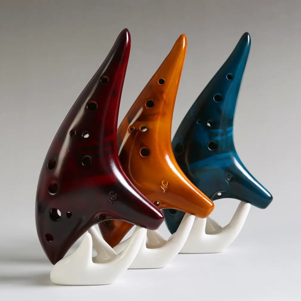 2021 NEW 12 Hole Ceramic Ocarina Alto C Tone Classic Flute Zelda Instruments with Protection Bag + Lanyard Gift High Quality
2021 NEW 12 Hole Ceramic Ocarina Alto C Tone Classic Flute Zelda Instruments with Protection Bag + Lanyard Gift High Quality