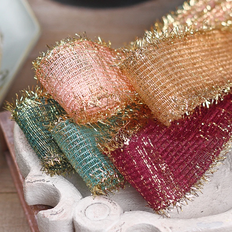 5 yards gold wire edge grid shiny striped ribbon for diy hair accessories decoration gift packaging sewing material
5 yards gold wire edge grid shiny striped ribbon for diy hair accessories decoration gift packaging sewing material