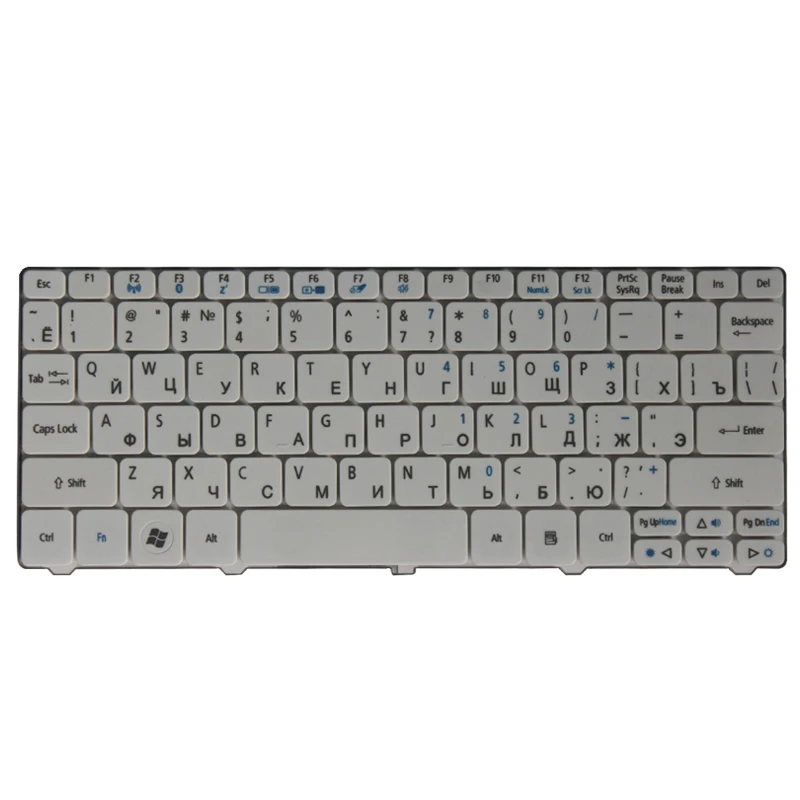 Клавиатура с русской раскладкой для ноутбука Acer Aspire One D257 AOD532H клавиатура NAV70 ZH9