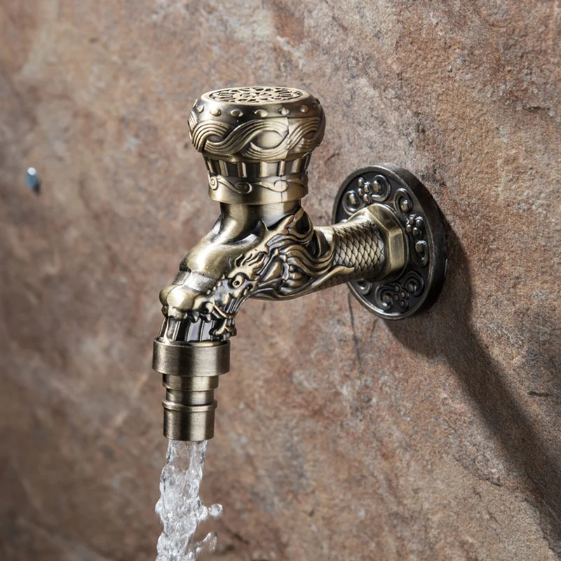 New-Wall Mounted Zinc Alloy Outdoor Water Faucet Practical Decorative Antique Bronze Bibcock Tap Garden Home Use Single Hole
New-Wall Mounted Zinc Alloy Outdoor Water Faucet Practical Decorative Antique Bronze Bibcock Tap Garden Home Use Single Hole