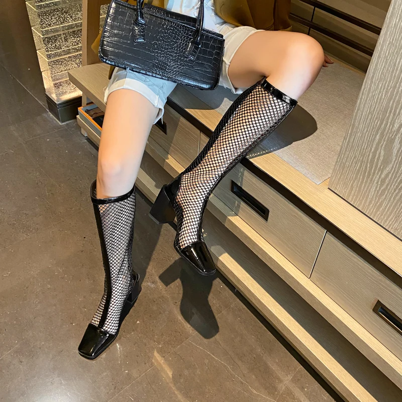 Zipper Sexy Knee High Boots For Women 2021 Fashion High Heels Pumps Female Spring Party Night Club Summer Boots size 41 42
Zipper Sexy Knee High Boots For Women 2021 Fashion High Heels Pumps Female Spring Party Night Club Summer Boots size 41 42