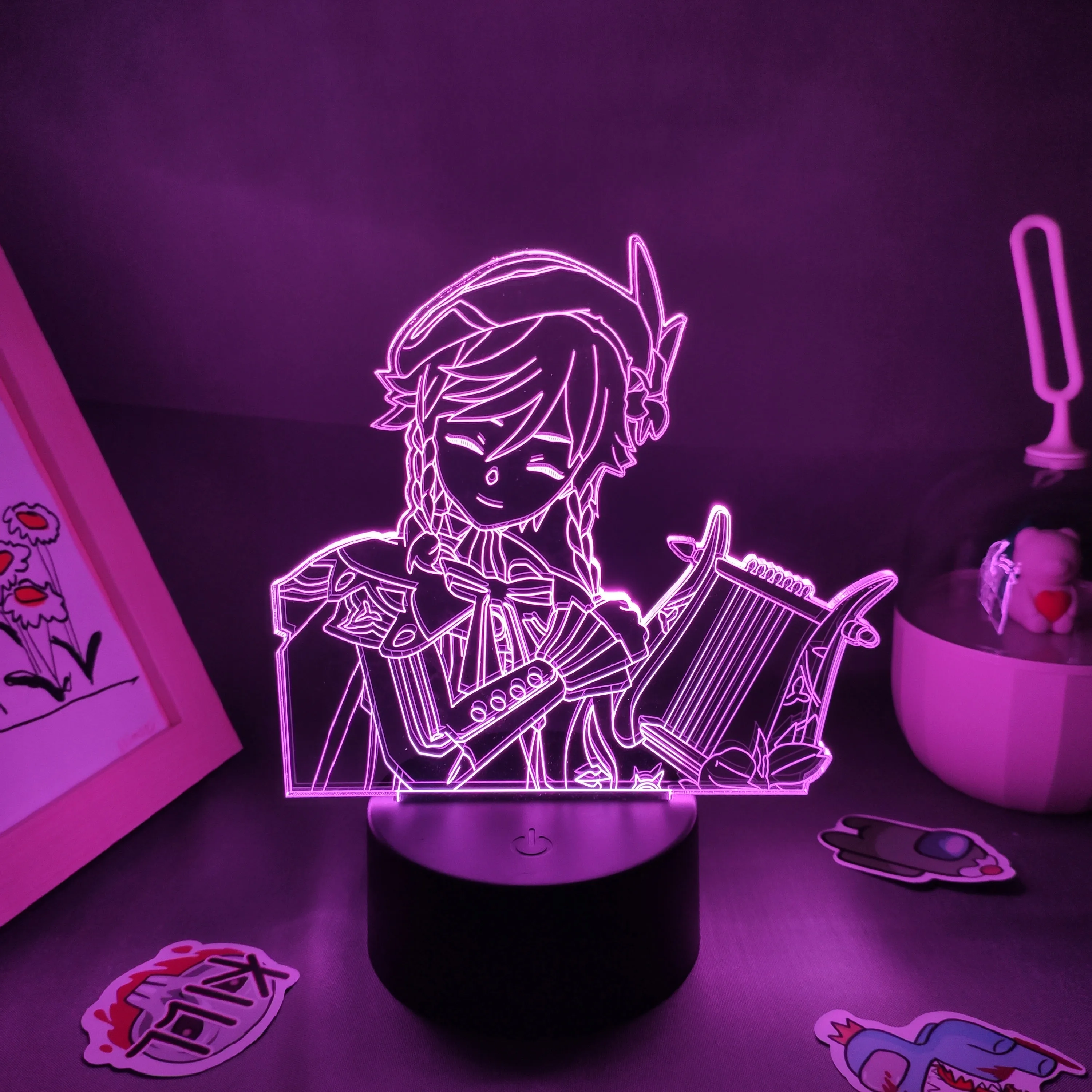 Genshin Impact Game Figure Barbatos 3D Lamp Led RGB Night Lights Birthday Cool Gift Friend Gaming Room Table Colorful Decoratio
Genshin Impact Game Figure Barbatos 3D Lamp Led RGB Night Lights Birthday Cool Gift Friend Gaming Room Table Colorful Decoratio