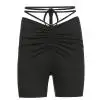Summer Skinny Ladies Shorts Casual Homewear Tight Bottoms Clothing Lace Up Ruched High Waist Hot Women Slimming Fitness Shorts
Summer Skinny Ladies Shorts Casual Homewear Tight Bottoms Clothing Lace Up Ruched High Waist Hot Women Slimming Fitness Shorts