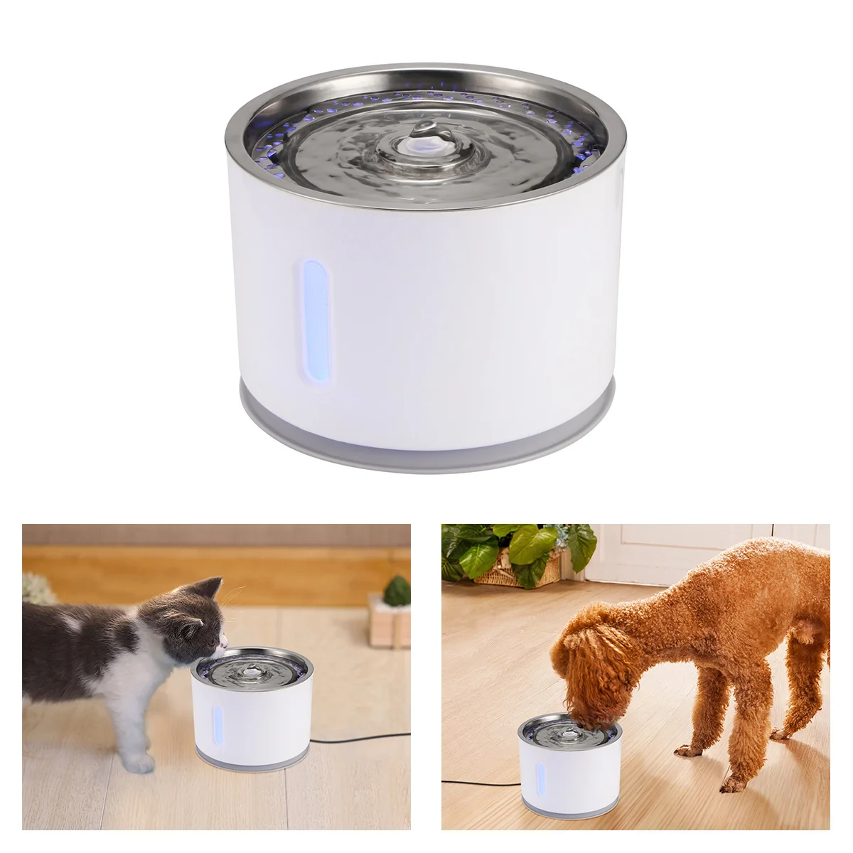 Automatic Cat Fountain Pet Drinking Water Dispenser Electric LED Dog Drinking Fountain Cat Feeder Drink Filter USB Powered
Automatic Cat Fountain Pet Drinking Water Dispenser Electric LED Dog Drinking Fountain Cat Feeder Drink Filter USB Powered