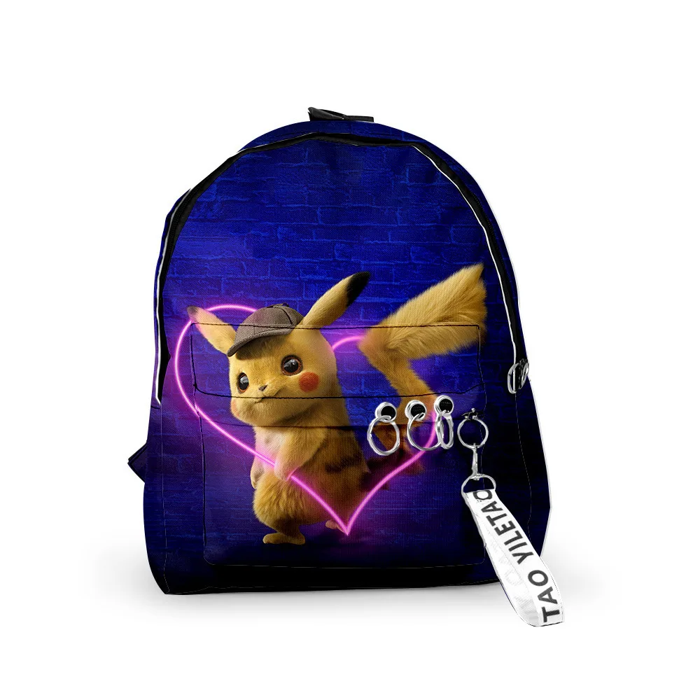 Школьный рюкзак с покемоном изображением Пикачу дорожная сумка для подростков