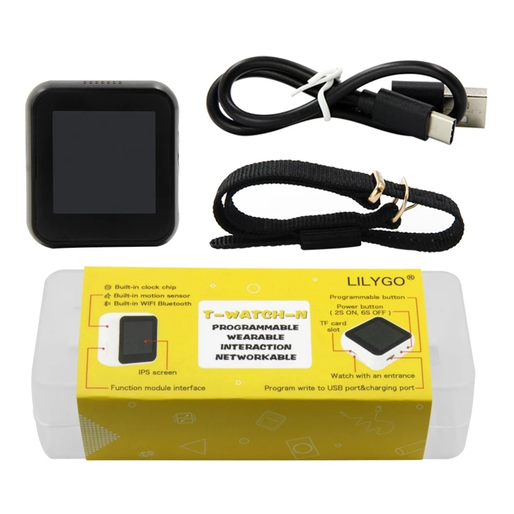 LILYGO® TTGO T-Watch Without Touch Screen Version TTP223 Touch Button Programmable Wearable Environmental Interaction ESP32
LILYGO® TTGO T-Watch Without Touch Screen Version TTP223 Touch Button Programmable Wearable Environmental Interaction ESP32