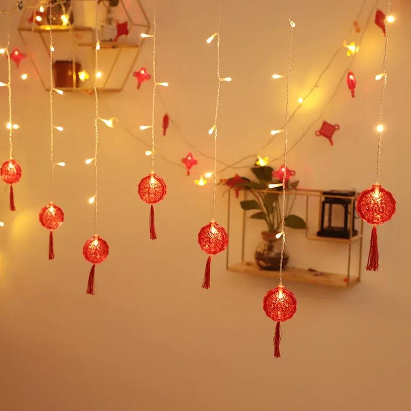 Christmas Led Light Chinese Style Led String Lights Fashion 3M X 0.6M Holiday Creative Indoor Living Room Party Decoration Luces
Christmas Led Light Chinese Style Led String Lights Fashion 3M X 0.6M Holiday Creative Indoor Living Room Party Decoration Luces