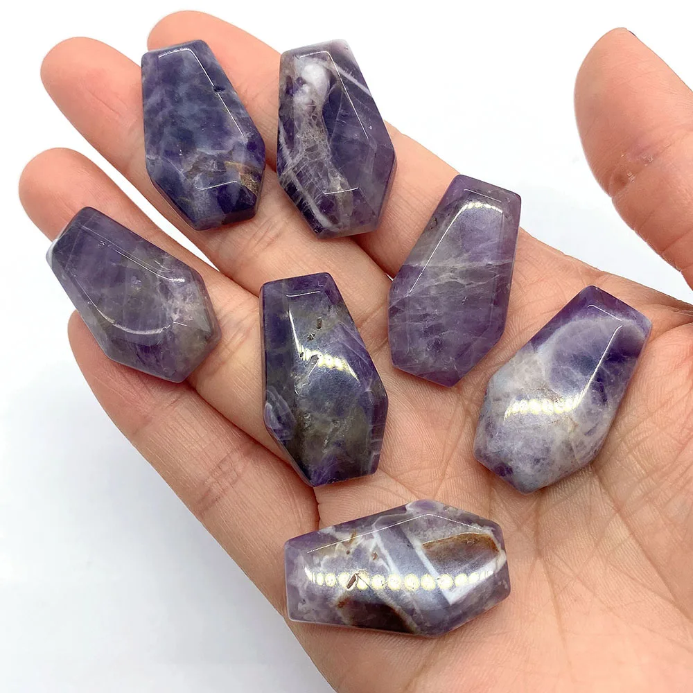 Natural Agate Purple Quartz Crystal Geometric Hexagon Pendant Suitable for DIY Charm Ladies Necklace Earrings Jewelry Making
Natural Agate Purple Quartz Crystal Geometric Hexagon Pendant Suitable for DIY Charm Ladies Necklace Earrings Jewelry Making