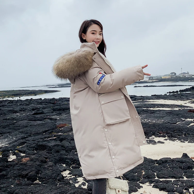 Womens 2021 New Fur Collar Winter Coat Fur Long Hooded Coat Plus Size 3XL Pocket Jacket Women Solid Outwear Female Thick Jackets
Womens 2021 New Fur Collar Winter Coat Fur Long Hooded Coat Plus Size 3XL Pocket Jacket Women Solid Outwear Female Thick Jackets